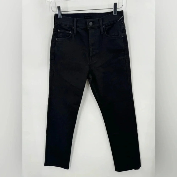 NEW MOTHER | The Tomcat Ankle Lasting Impression Black Straight Jeans 25 B644 - Picture 5 of 9